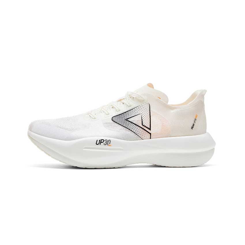 PEAK Men's UP30 Pro Max Running Shoes - Lightweight, Cushioned & Breathable Beige Sneakers for Jogging, Gym & Daily Wear