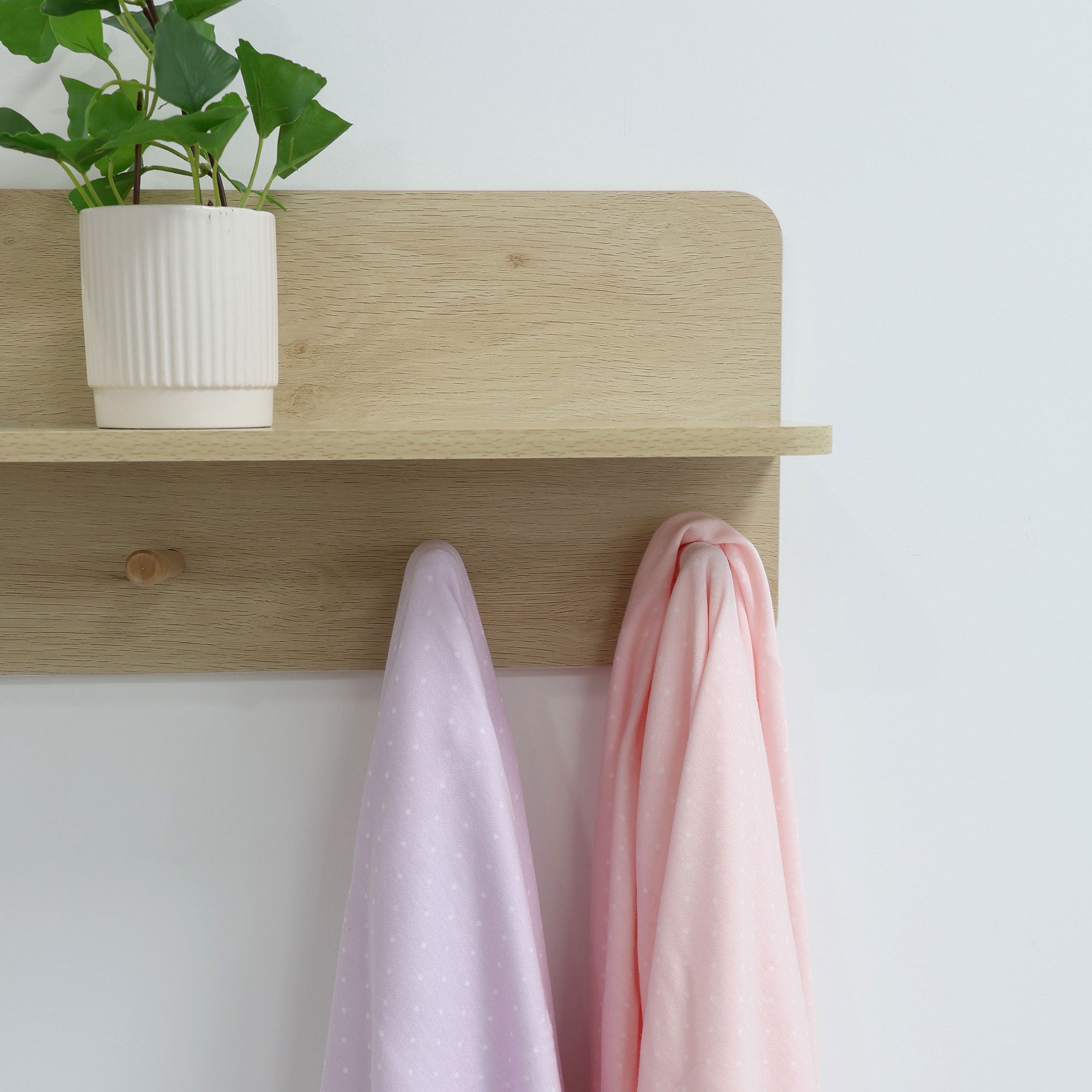 Soft Pink & Lilac Jersey Swaddle Wrap for Newborns - 2 Pack Breathable Baby Blanket for Swaddling, Sleeping & Photo Shoots - Perfect Baby Shower Gift