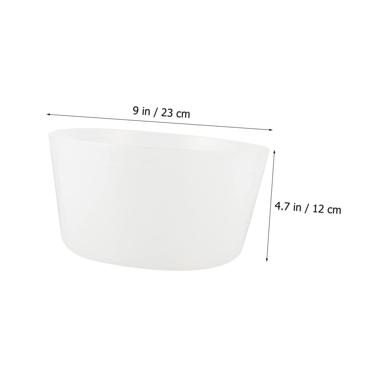 Yardwe 4-Pack Transparent Sauna Bucket Inserts - Plastic Foot Bath Accessories with Stand for Pedicure, Portable Bath Holder | Perfect for Spa, Salon & Home Relaxation