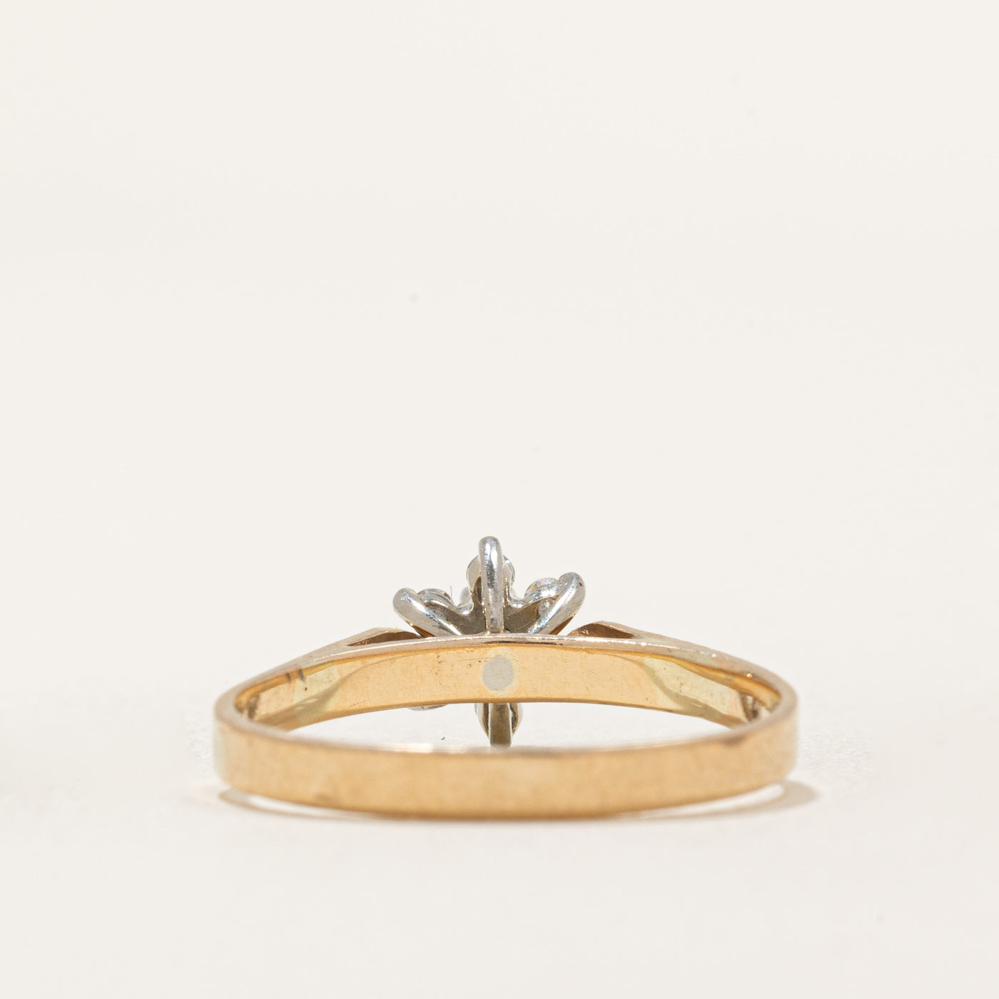 0.14ctw Diamond Petal Ring - Size 6.25 | Elegant Floral Engagement Ring for Women | Perfect for Weddings, Anniversaries & Special Occasions