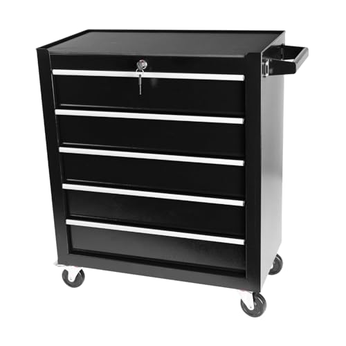5 Drawers Black