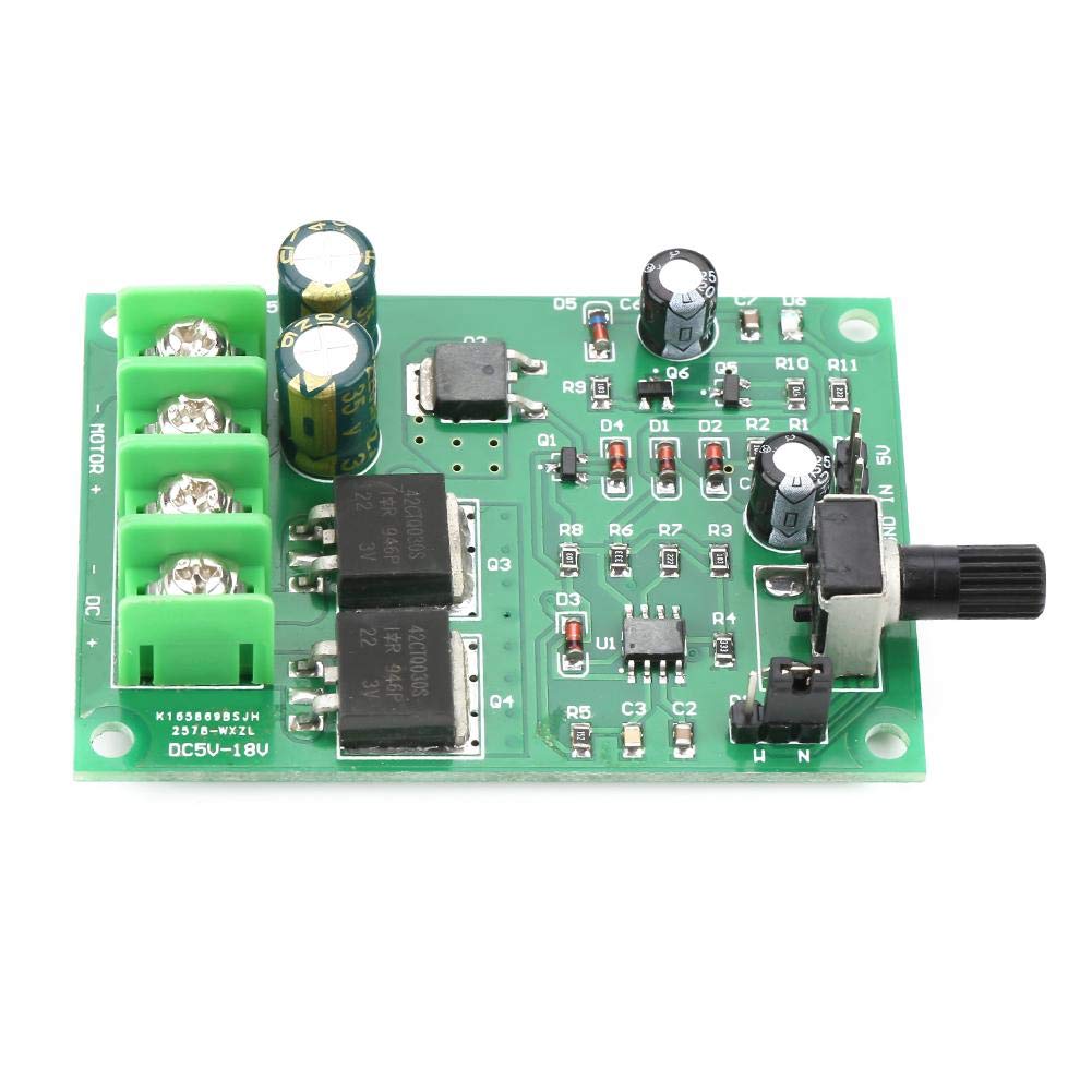 PWM DC Motor Speed Controller - 12V 24V Adjustable Motor Drive Module with Switch - Perfect for DIY Robotics, CNC Machines, and Industrial Automation Projects