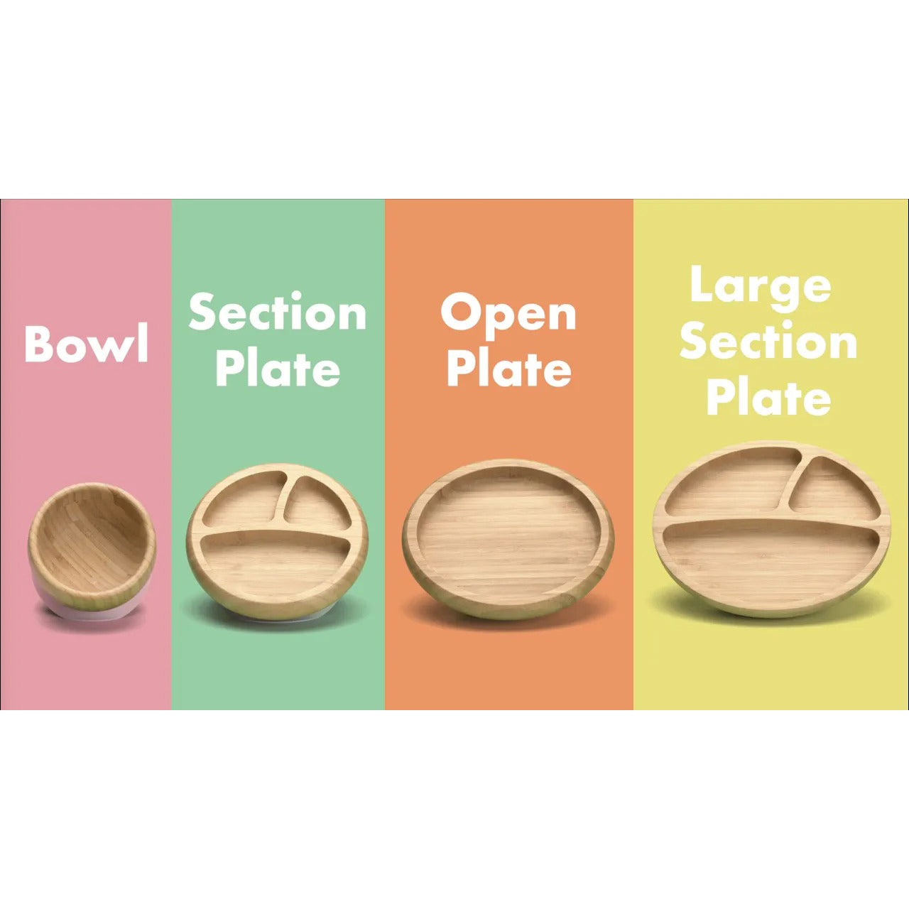 Avanchy Rainbow Toddler Feeding Set - Divided Plate, Bowl & 7 Spoons (Orange) | BPA-Free Baby Dishware for Self-Feeding | Perfect for Home, Daycare & Travel