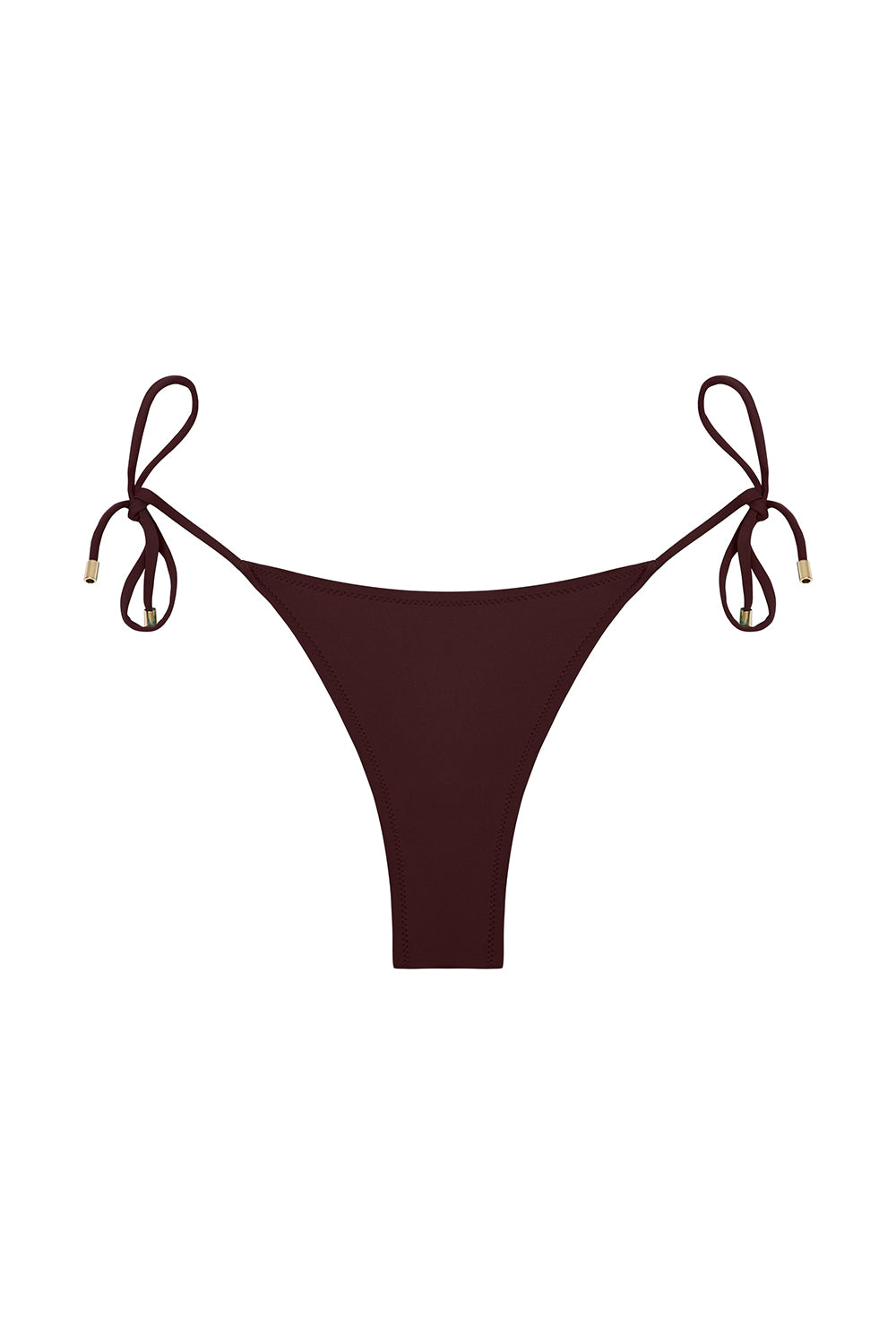 Eco-Friendly Fig Compression Praia Bottom with Gold Tips - Perfect for Yoga, Beach & Lounge Wear