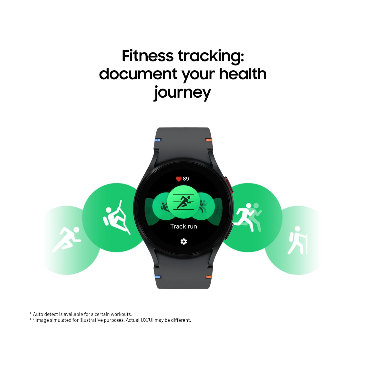Samsung Galaxy Watch FE Smartwatch - 40mm Silver Bluetooth Fitness Tracker with Health Monitoring, 3-Year Warranty (UK Version) - Perfect for Running, Swimming & Daily Activity Tracking