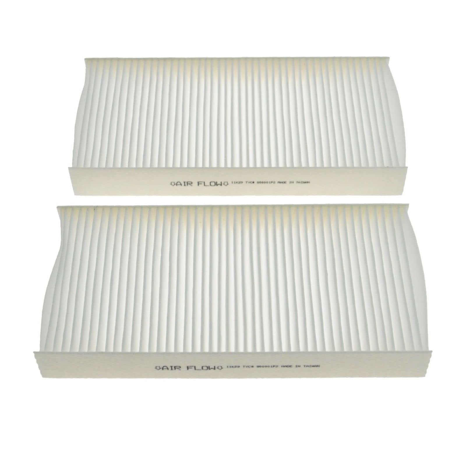 High-Quality Cabin Air Filter Pair Set - Compatible with Acura RSX, Honda Civic, CR-V, Element - Improves Air Quality & Reduces Allergens for Cleaner Car Interior