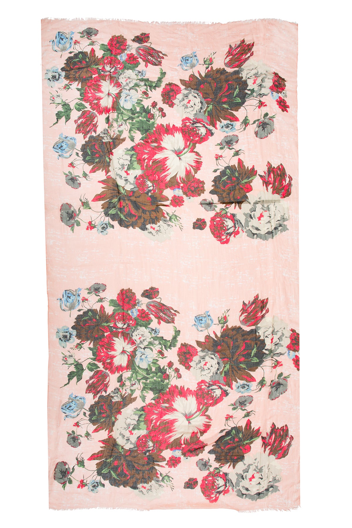 Elegant Floral Garden Scarf for Women - Lightweight Fashion Accessory for Spring, Summer, and Outdoor Events