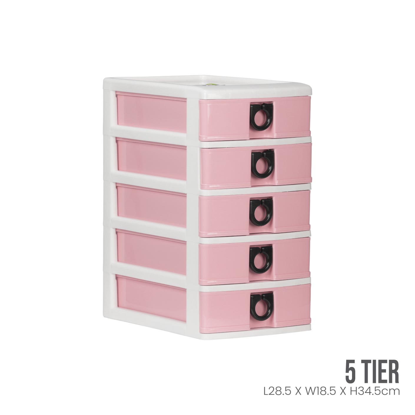 WHITE FRAME - SWEET PINK DRAWER (301-5WF-SPK)