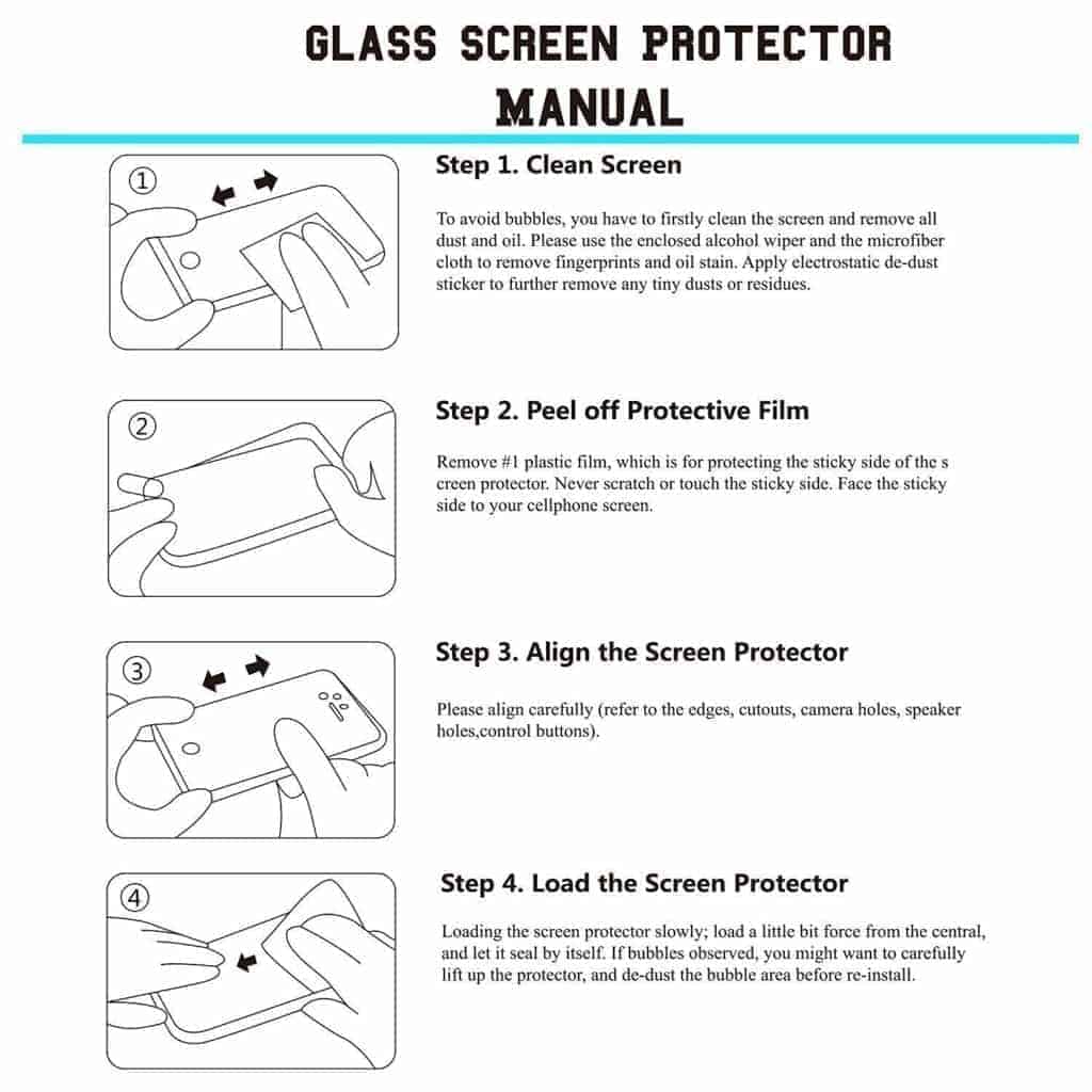 2 Pack Privacy Screen Protector for iPhone 7 - Anti-Spy Tempered Glass - HD Clear & Scratch Resistant - Perfect for Office, Banking & Public Use