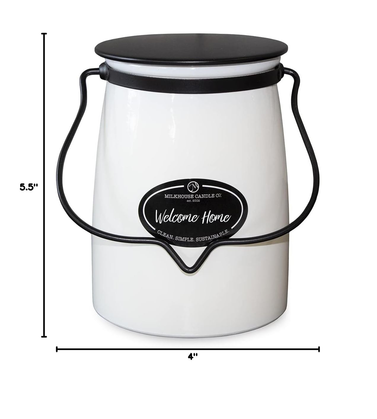 Milkhouse Candle Creamery Scented Soy Candle - Butter Jar Candle (22oz) | Welcome Home Fragrance | Perfect for Cozy Home Decor, Relaxation & Gift Giving