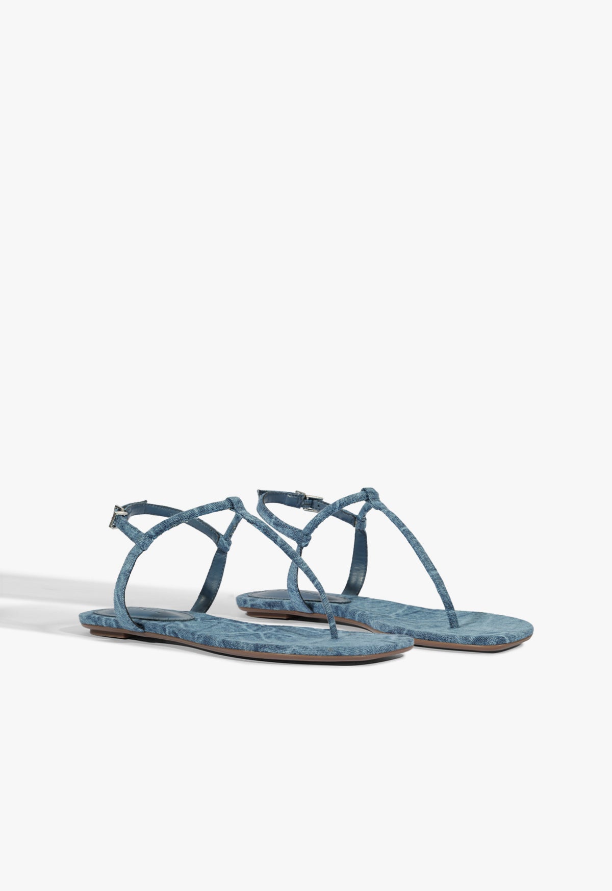 Elsha Women's Denim Sandals - Comfortable Strappy Summer Sandals for Beach, Walking & Casual Outfits