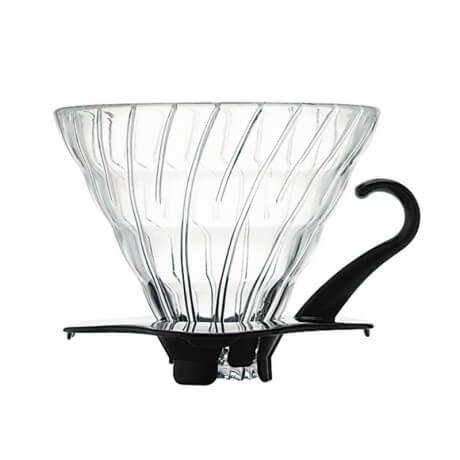 Hario V60 Pour Over Coffee Maker Kit - Complete Starter Bundle for Home & Office Brewing - Includes Glass Dripper, Coffee Server, Filters & Scoop