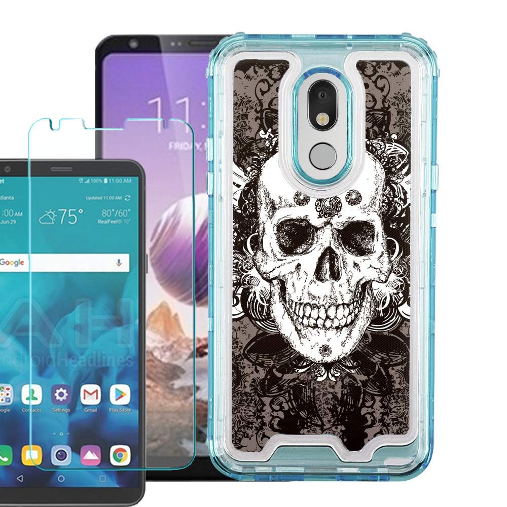 Tough Shield LG Stylo 5 Case - 3-Layer Hybrid Protective Cover with Tempered Glass for Daily Protection