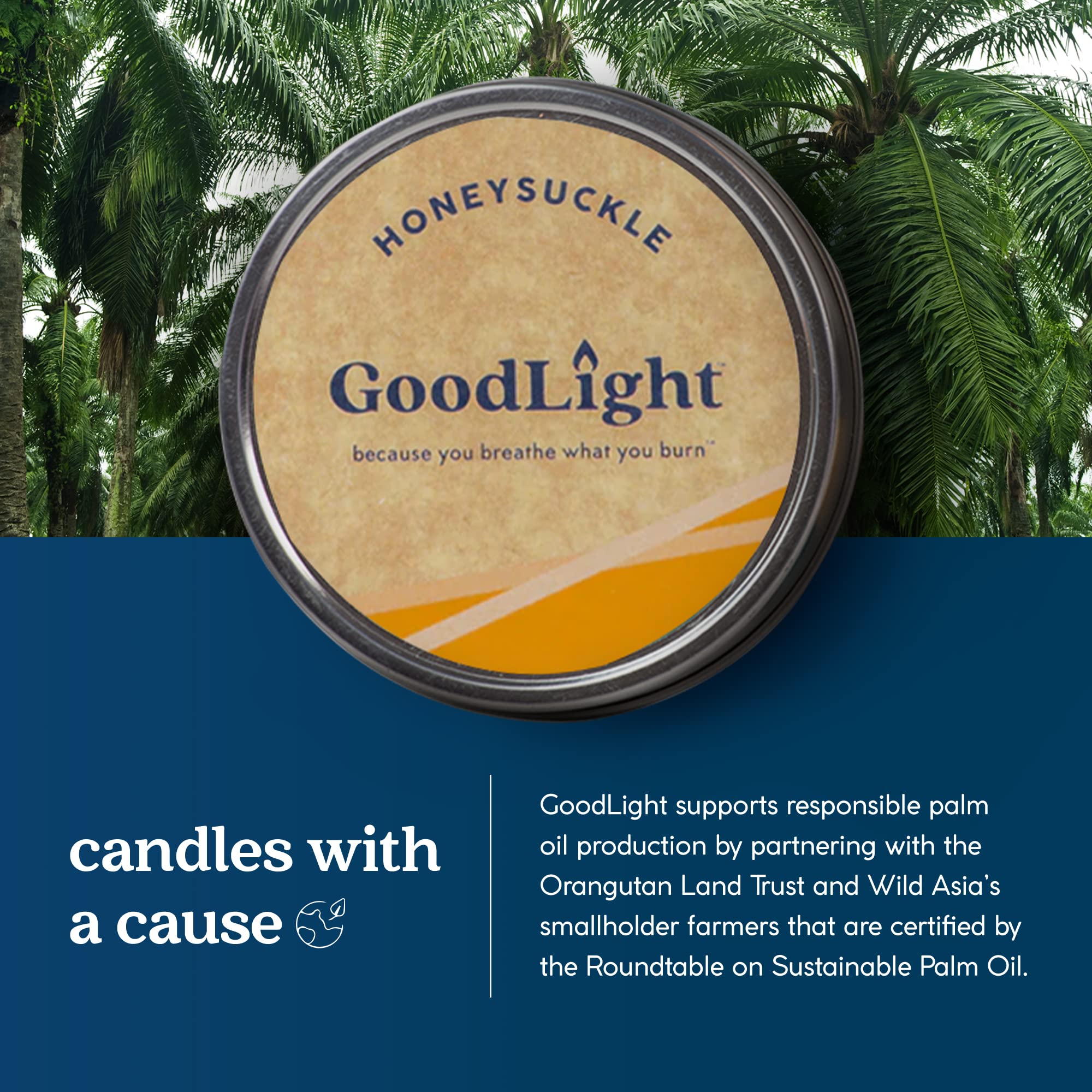 Eco-Friendly Paraffin-Free Scented Candle in Tin - Long-Lasting 30-Hour Burn, Honeysuckle Fragrance - Perfect Birthday Gift for Women & Men - Ideal for Relaxation, Home Decor, and Romantic Ambiance (6 oz)
