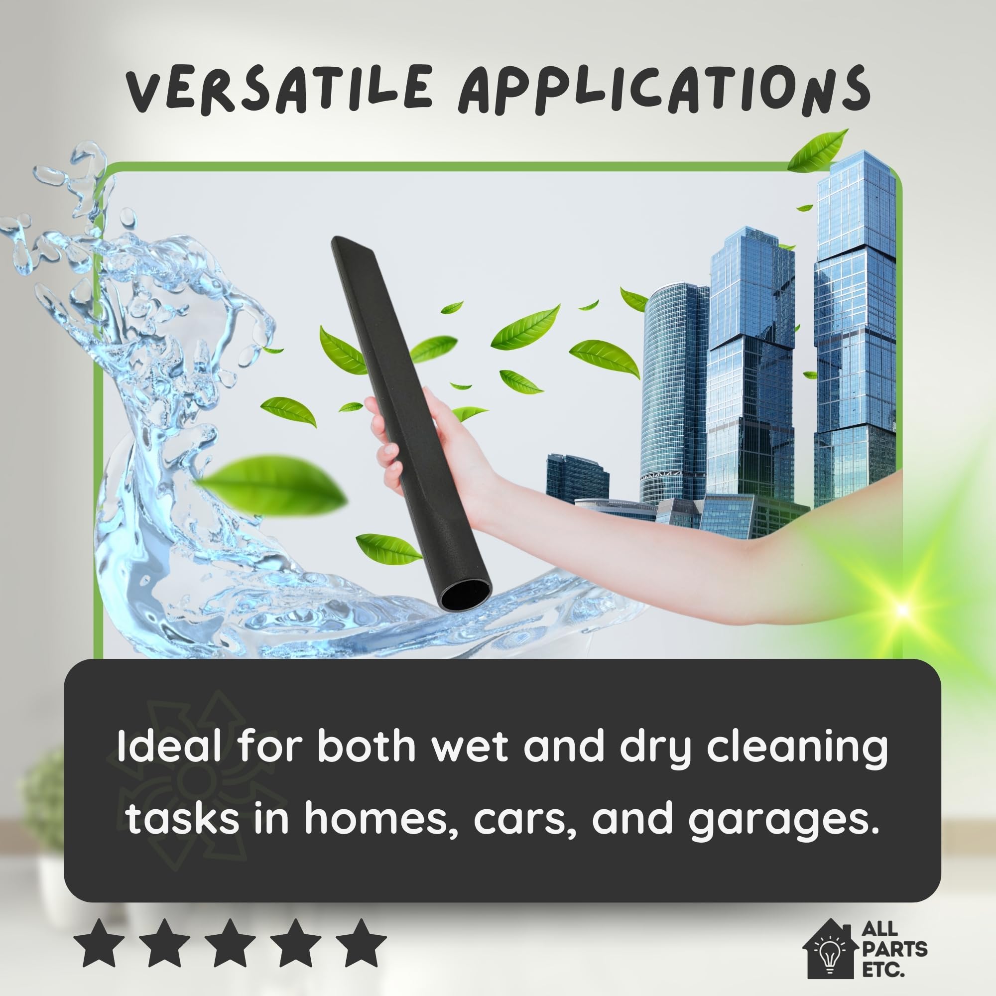 1.25-Inch Wet/Dry Vacuum Crevice Tool - 13.5