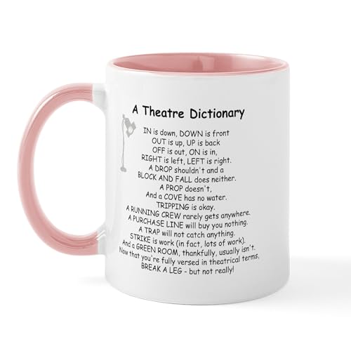 White/Pink Inside - A Theatre Dictionary Mug