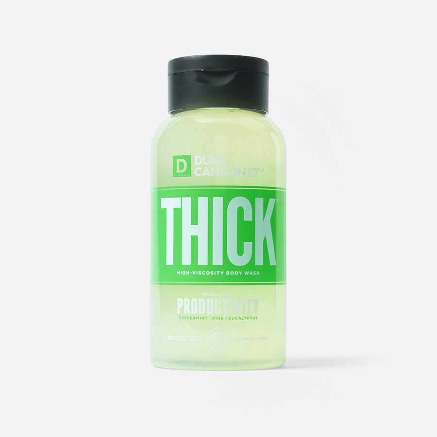 Duke Cannon Supply Co. Thick High Viscosity Body Wash for Men - Long Lasting Moisturizing Shower Gel with Natural Ingredients - Perfect for Gym, Travel & Daily Use