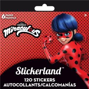 Miraculous Ladybug and Cat Noir Activity Bundle - Stickers, Raised Stickers & 2-Sided Door Hanger for Kids | Perfect for Birthday Parties, School Projects & Room Decor
