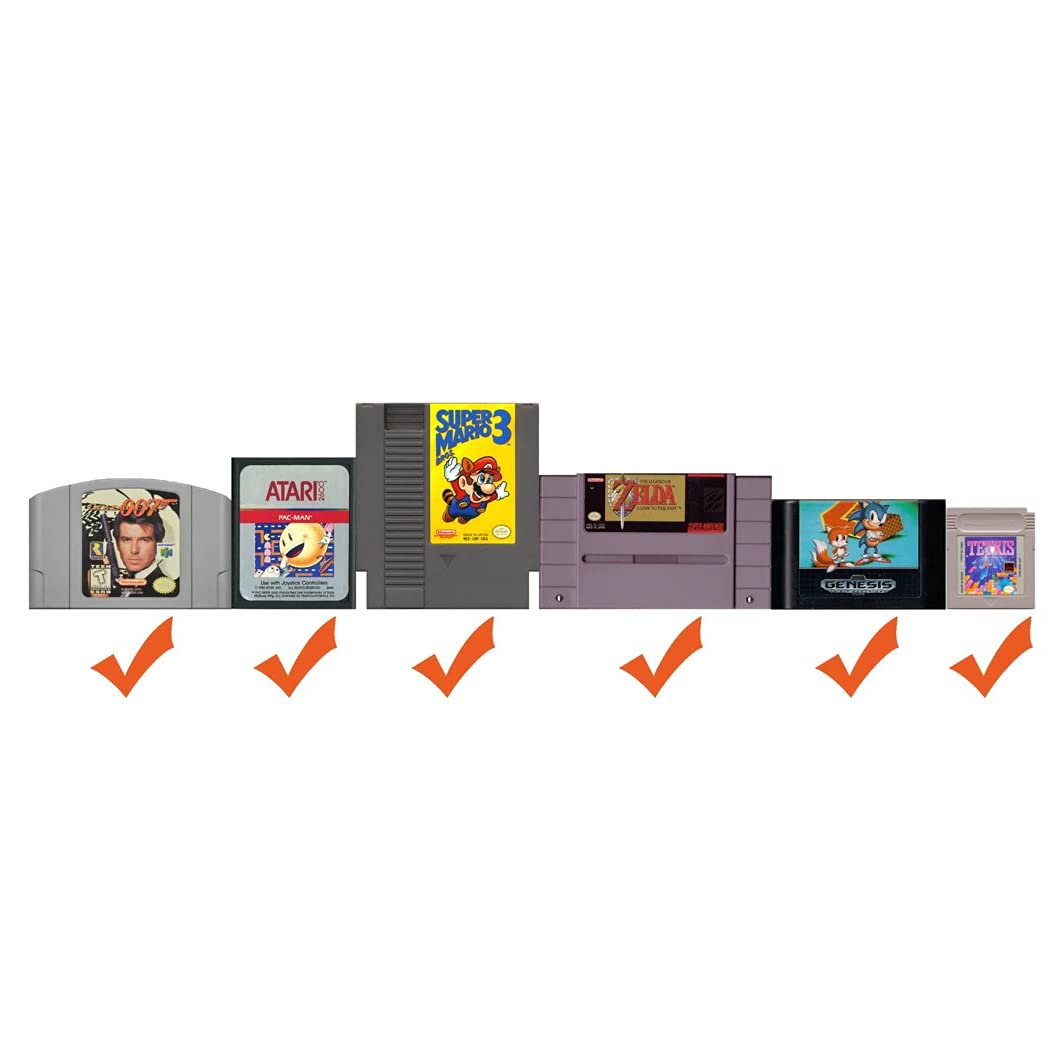 1UPcard Video Game Cartridge Cleaning Kit - 3 Pack with Cleaning Solution | Works with Nintendo, Super NES, Sega Genesis, N64, Gameboy, Atari & More | Restore Old Game Cartridges for Smooth Gaming Experience