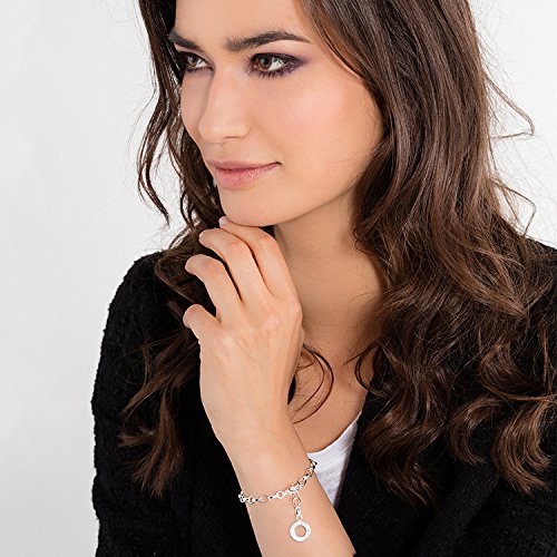THOMAS SABO Charm Bracelet | Sterling Silver Charms for Women | Elegant Jewelry Gift for Birthday, Anniversary & Special Occasions | Perfect for Everyday Wear & Layering