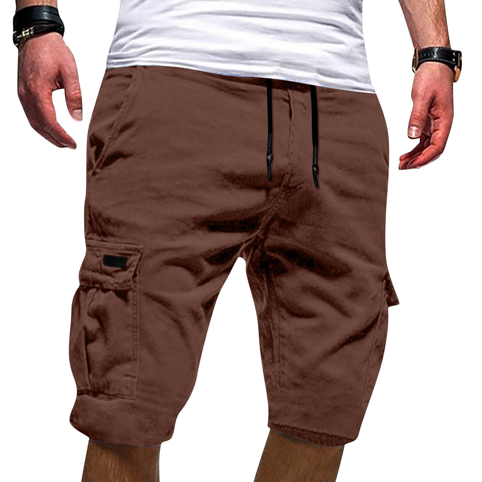 Tobchonp Men's Gym Shorts - Fitted Workout Shorts & Bodybuilding Jogger Shorts 2 Pack - Breathable Running Athletic Shorts for Men - Perfect for Gym, Training & Casual Wear