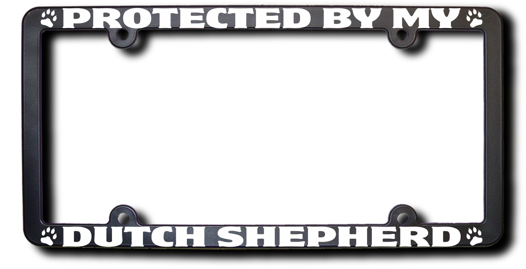 My Dutch Shepherd License Plate Frame - Durable & Stylish Car Accessory for Dog Lovers - Perfect for Trucks, SUVs & Personal Vehicles