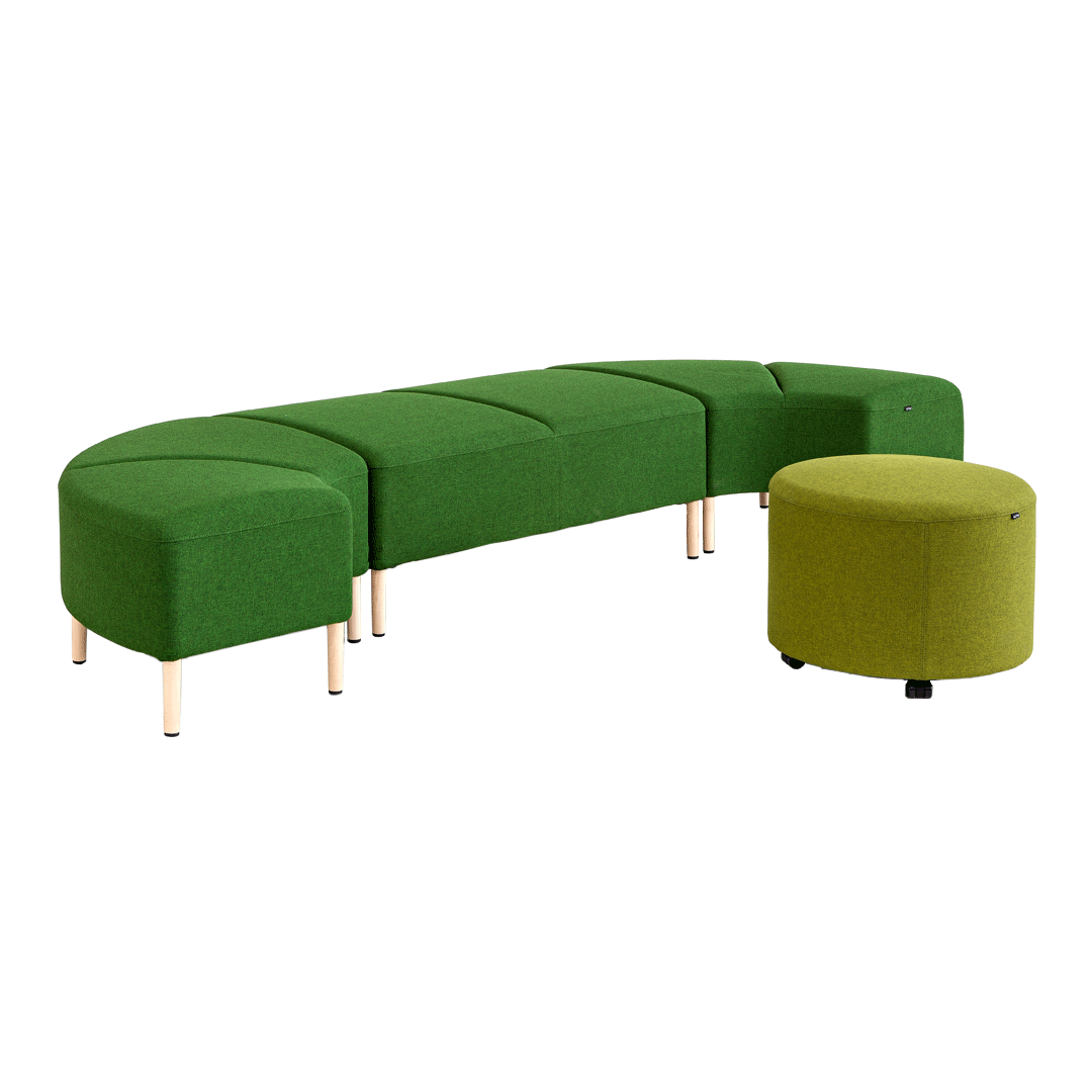 Modular Bench System - Bend Series 30 | Durable Outdoor Seating for Patio, Garden & Commercial Spaces | Easy Assembly & Customizable Design