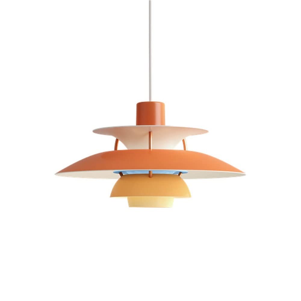 Nordic Style Metal Pendant Lighting - Large Hanging Ceiling Lamp for Bedroom, Kitchen Island & Dining Room | Creative Home Decor with Color Finish | Modern Iron Light Fixture for Living Spaces