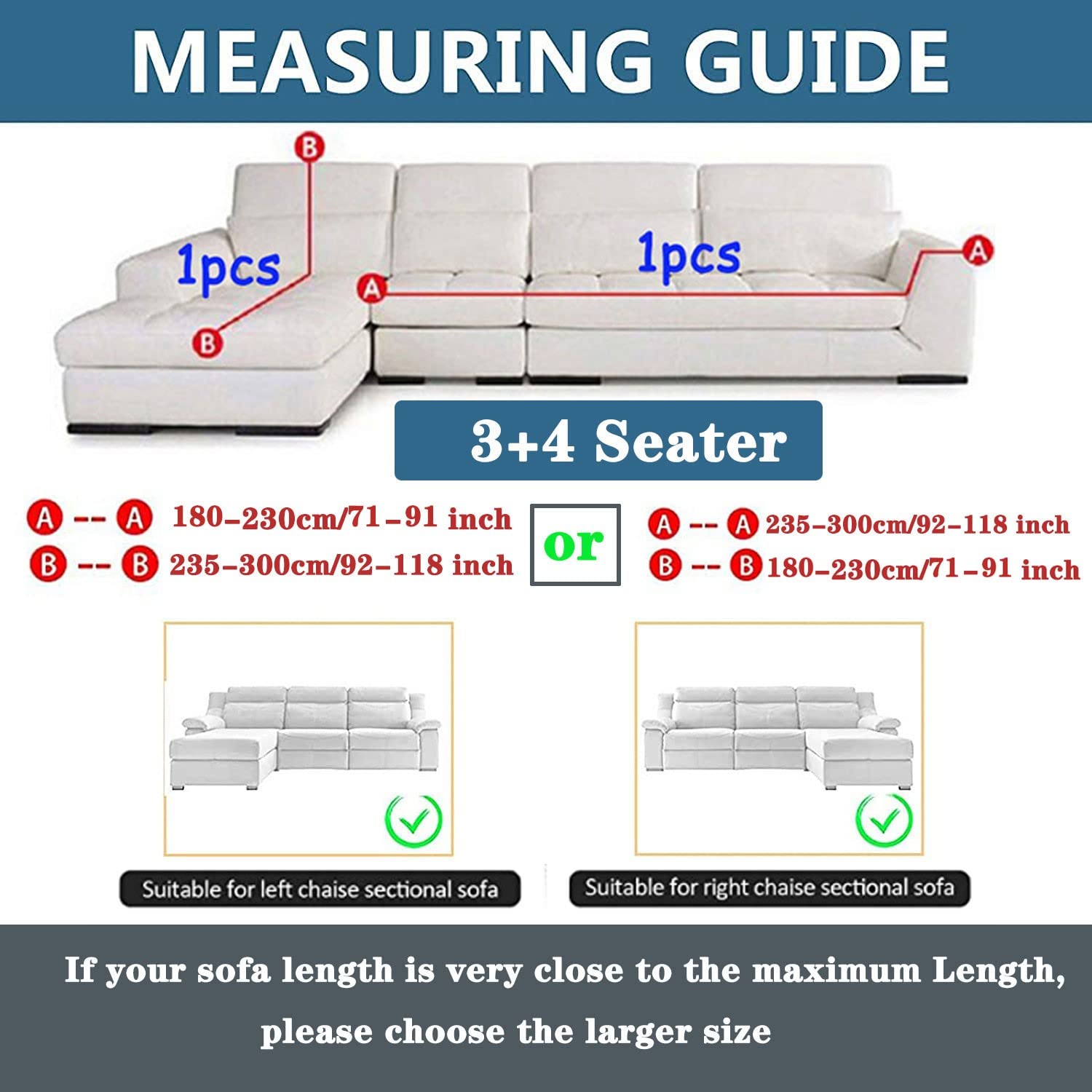 Stretch L-Shaped Sectional Sofa Slipcover - 3+4 Seat Couch Cover for Pets & Kids, Soft Furniture Protector for Living Room (Pink) - Perfect for Family Gatherings & Pet-Friendly Homes