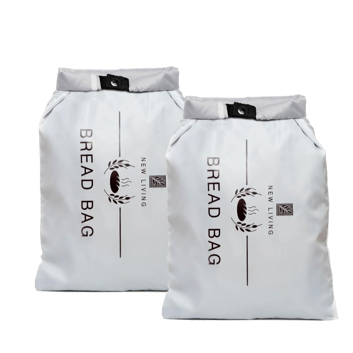 New Living Freezer Bread Bags 2-Pack | BPA-Free Recycled Polyester Food Storage Bags | Keep Bread Fresh Longer | 40x27cm (2 Pack) | Perfect for Freezing, Meal Prep & Pantry Organization