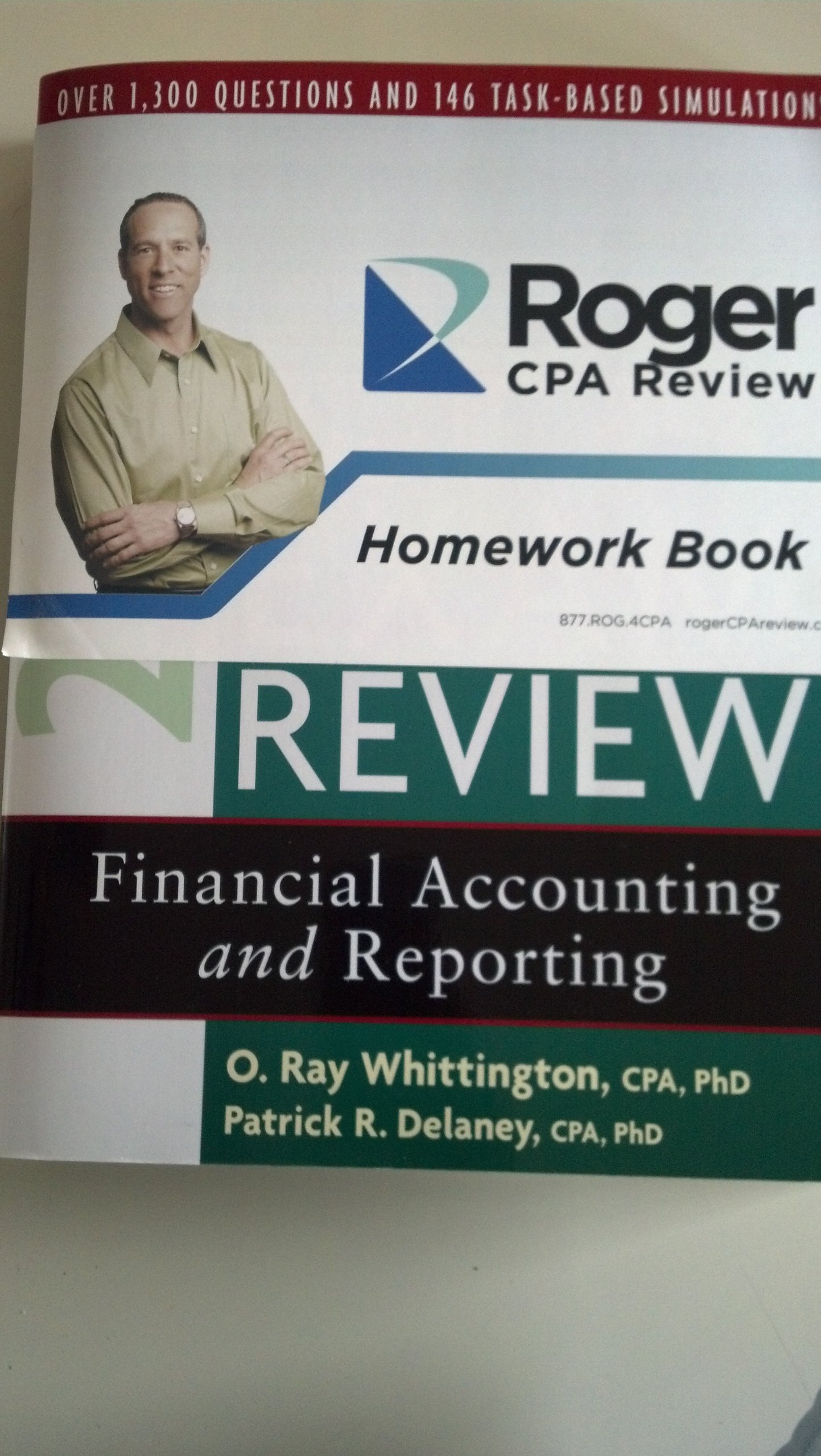 Roger Philipp CPA Review Books: Regulation & Homework Study Guides (Set of 2) - Best for CPA Exam Prep & Accounting Students