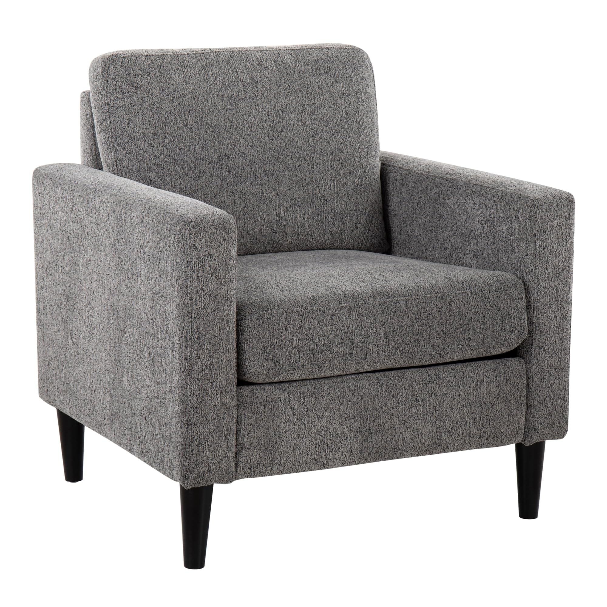 LumiSource Wendy Fabric Accent Arm Chair - Modern Living Room & Bedroom Comfortable Seating - Perfect for Home Office, Reading Nook, and Lounge Areas