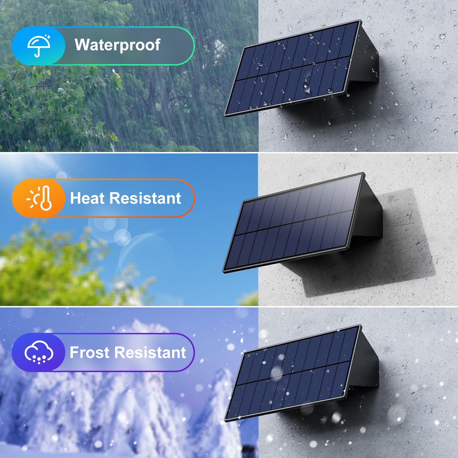 12 Pack Solar Up and Down Wall Lights Outdoor - Waterproof LED Fence Lighting for Deck, Patio, Porch, Garden & House - Easy Install Solar Powered Exterior Wall Mount Lights (Warm White) - Perfect for Pathway, Driveway & Landscape Lighting
