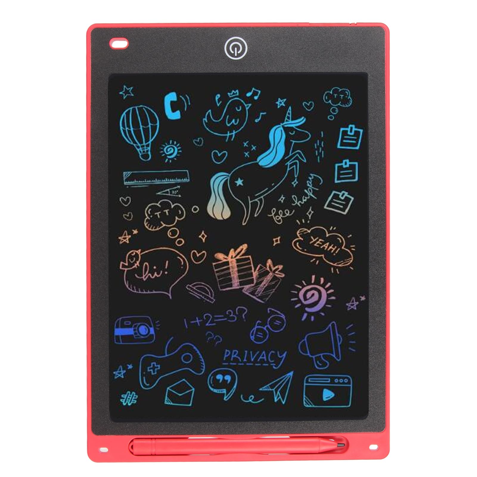 10 Inch LCD Drawing Board - Radiation-Free Writing Tablet for Kids & Adults, Portable Lightweight Design for Travel, Office & School Notes