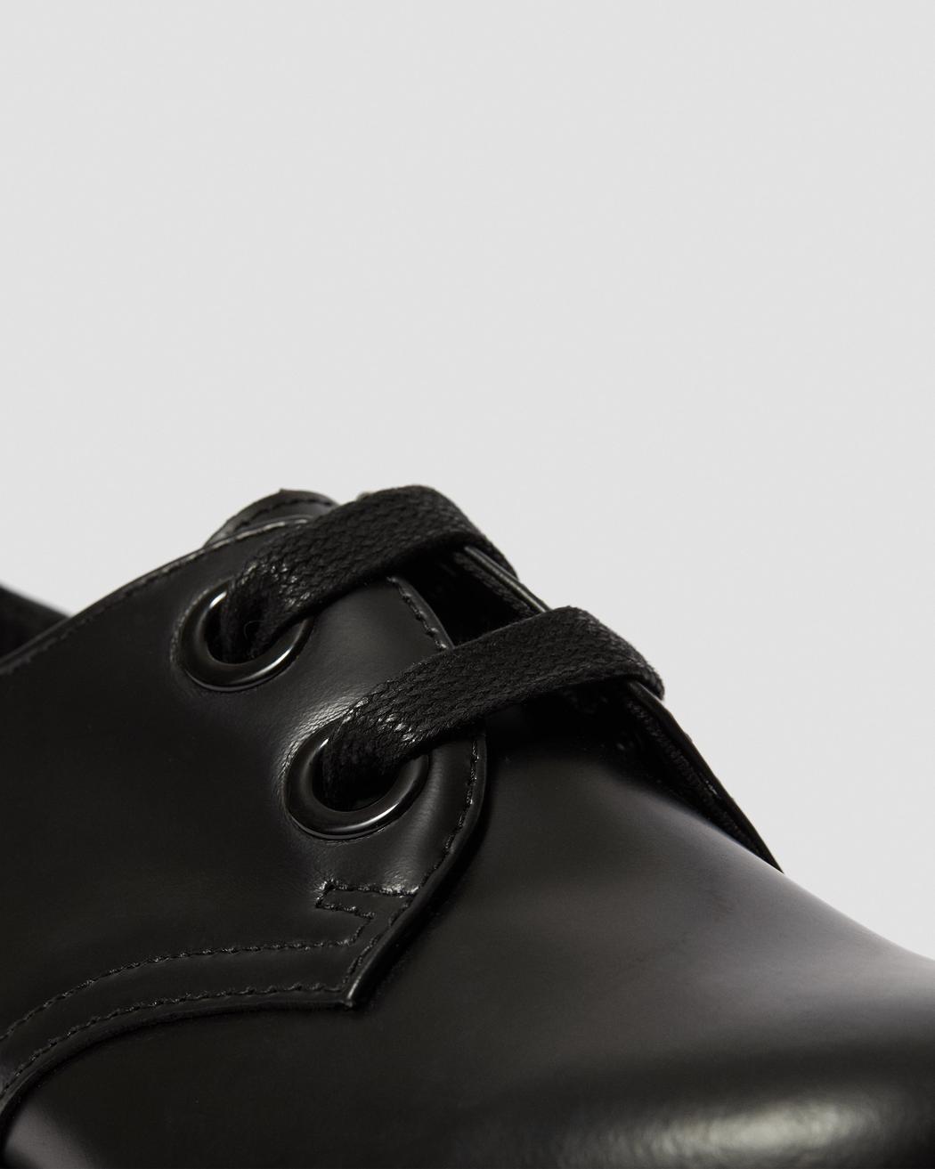 HOLLY BLACK BUTTERO Platform Oxford Shoes for Women - Comfortable & Stylish Leather Loafers for Work, Office, and Casual Wear
