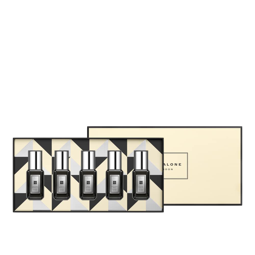 Jo Malone Cologne Intense Collection Gift Set - 5 Mini Perfumes (0.3oz Each) - Luxury Fragrance Sampler for Women & Men | Perfect for Travel, Gifts & Special Occasions