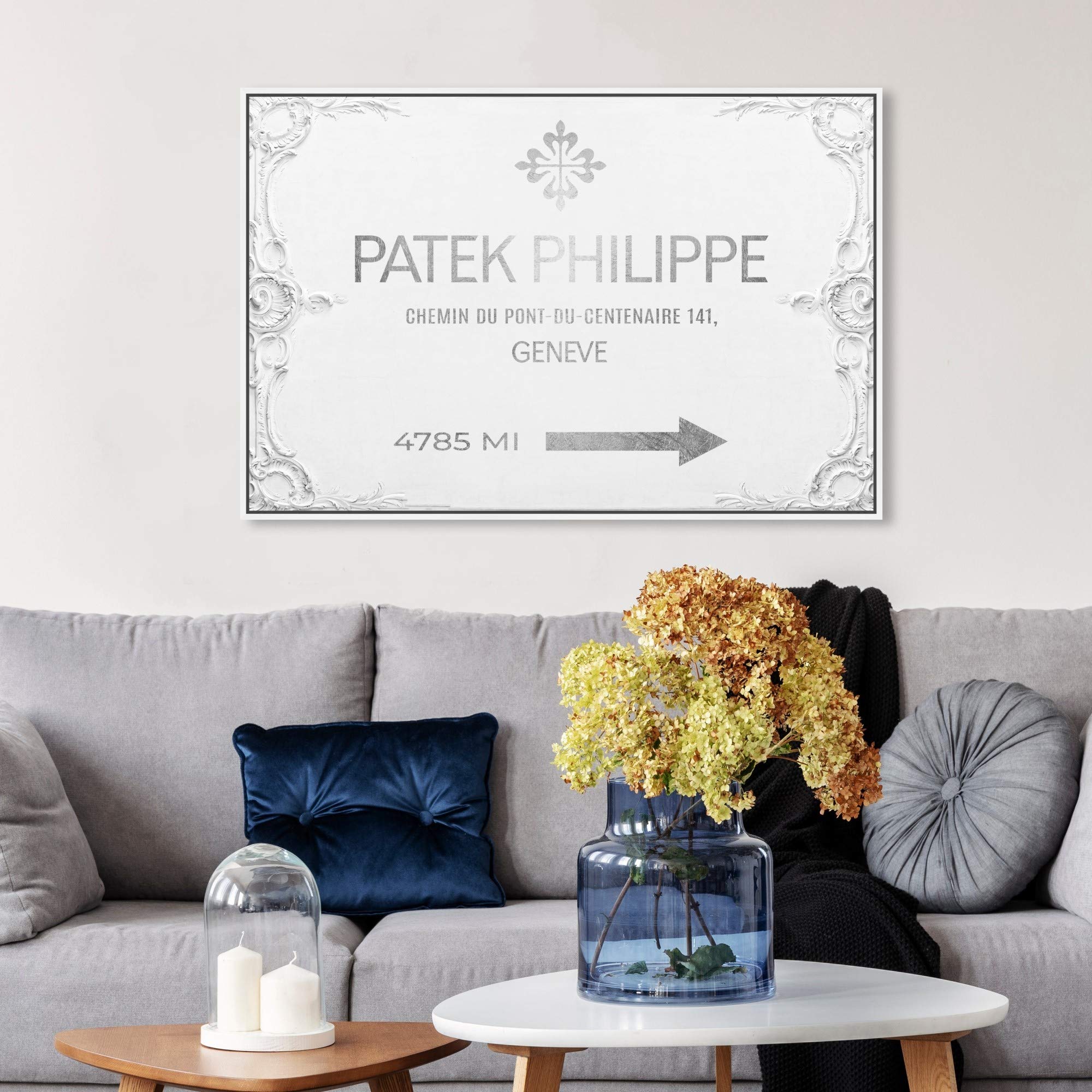 Oliver Gal Fashion Wall Art - Geneva Watches Canvas Print 36x24