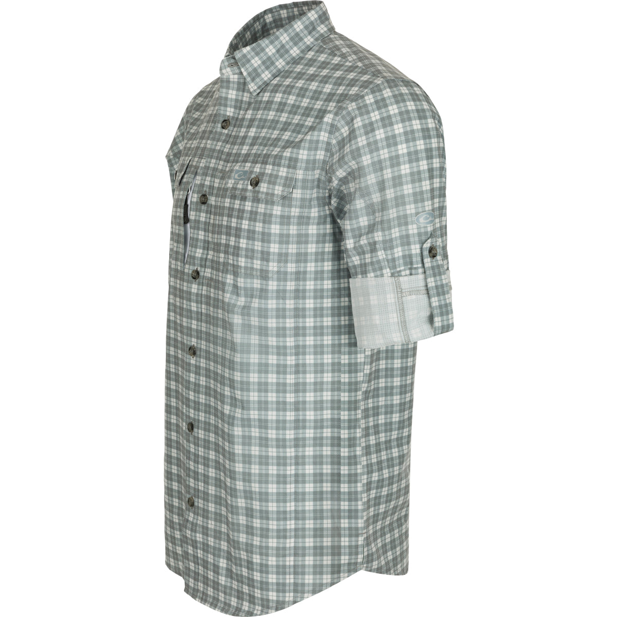 Hunter Creek Check Plaid Long Sleeve Shirt for Men - Classic Flannel Button Down Casual Shirt - Perfect for Outdoor Activities, Camping, and Fall Fashion