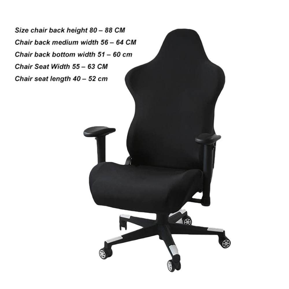 1PC Ergonomic Office & Gaming Chair Cover - Stretchy Slipcover for Racing Computer Chairs - Perfect for Home Office, Gaming Setup & Workspace Comfort (As Shown)