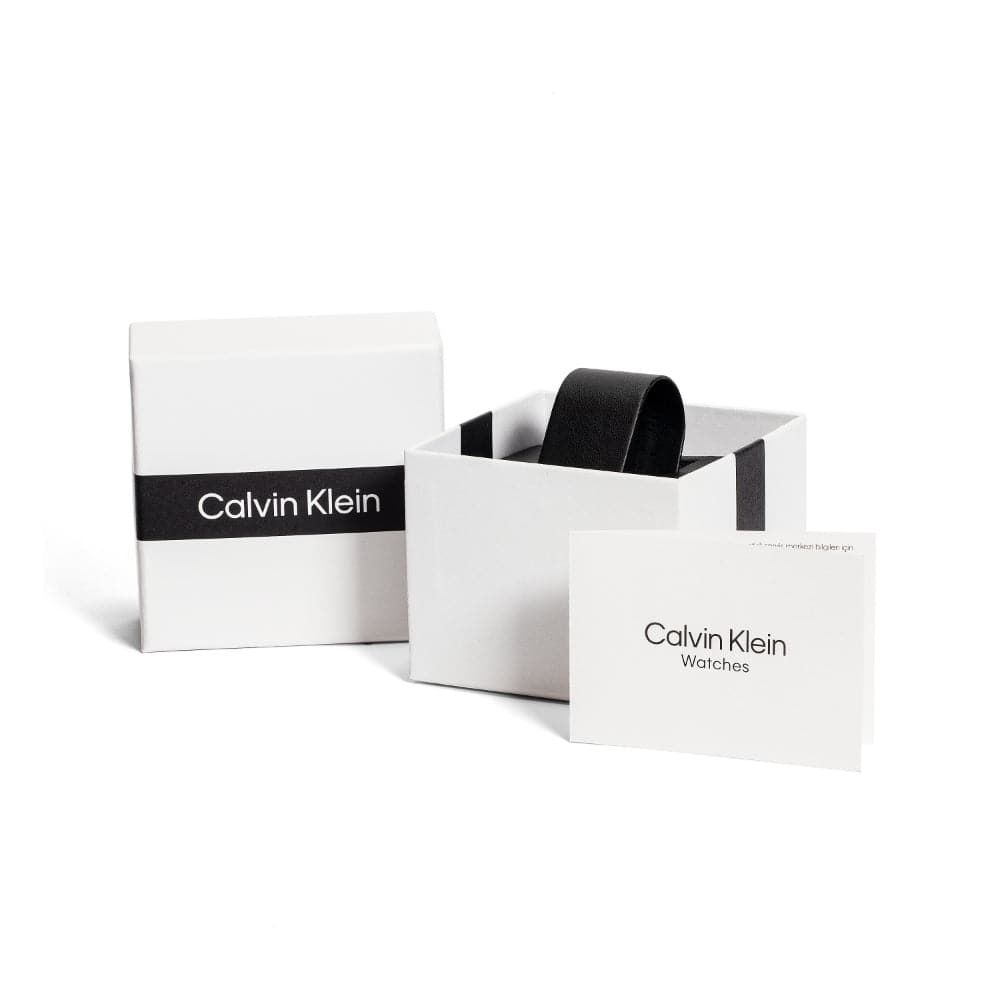 Calvin Klein Women's Two-Tone Stainless Steel Watch with Silver Dial 25200132 - Elegant Dress Watch for Office, Party & Everyday Wear