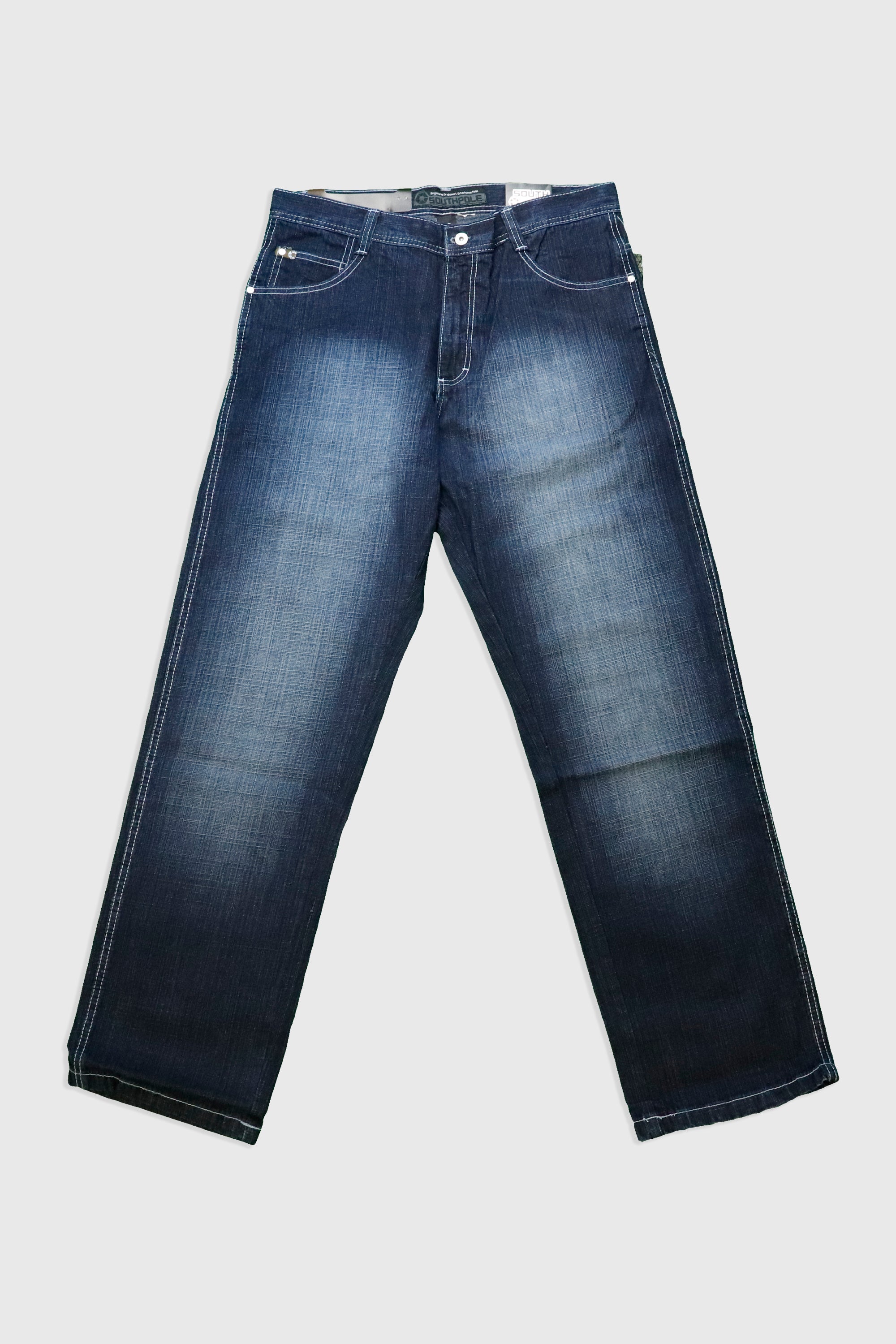 Vintage Southpole 4180 Relaxed Fit Jeans for Men - Size 36x34, Comfortable Casual Denim Pants for Everyday Wear & Street Style Outfits