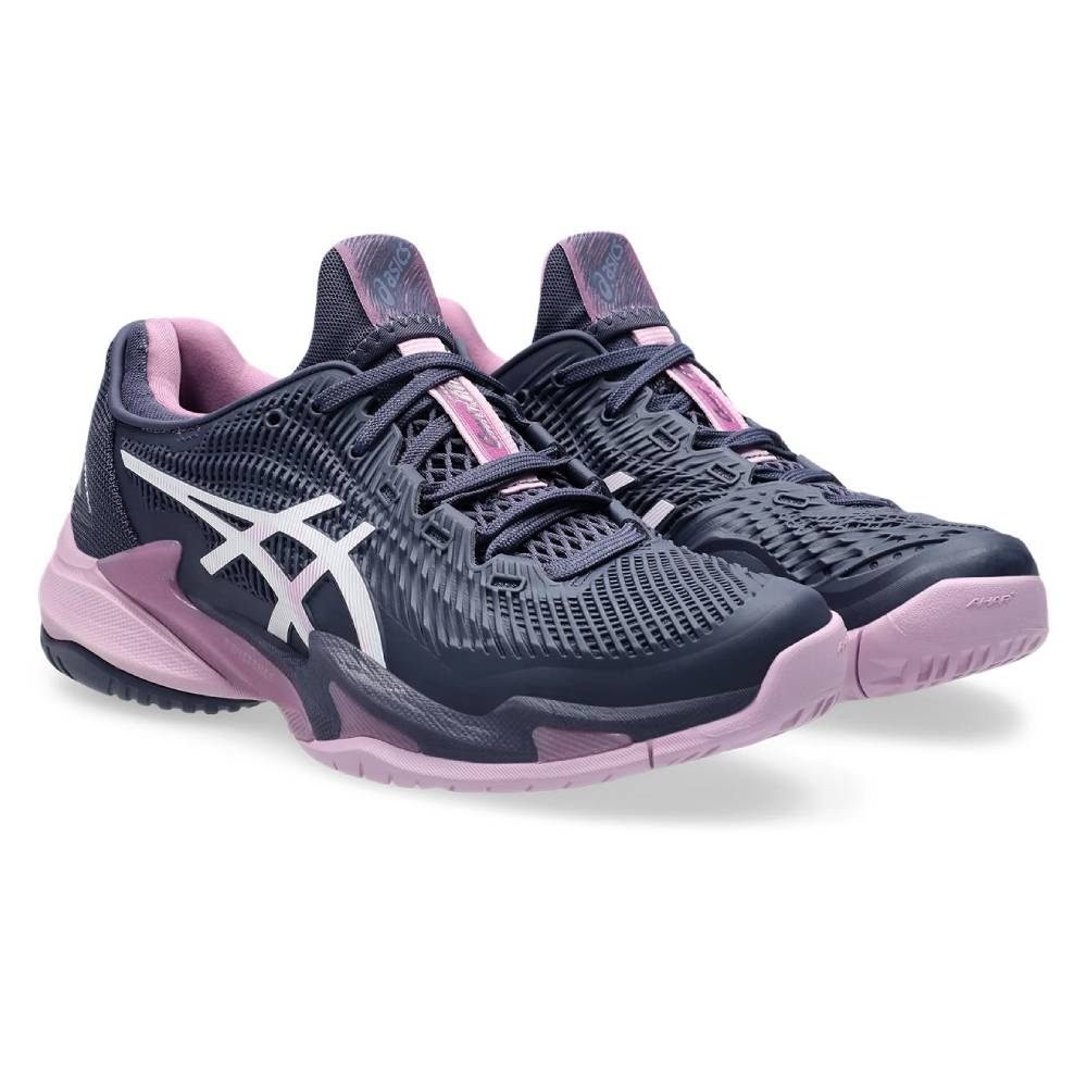 ASICS Court FF 3 Women's Tennis Shoes - Indigo Fog/White - High-Performance Indoor & Outdoor Court Shoes for Competitive Play & Training