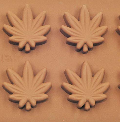 Premium Silicone Cannabis Leaf Mold for Baking - Edible Weed Candy, Chocolate & Gummy Molds - Perfect for DIY Pot-Themed Desserts, Cake Decorations & Party Treats