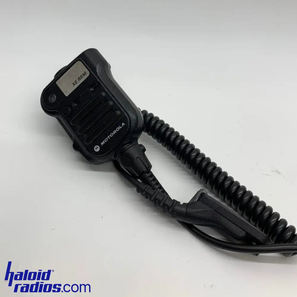 Motorola NNTN8203A XE RSM Remote Speaker Microphone - Hands-Free Communication for Two-Way Radios - Perfect for Security, Construction & Outdoor Activities