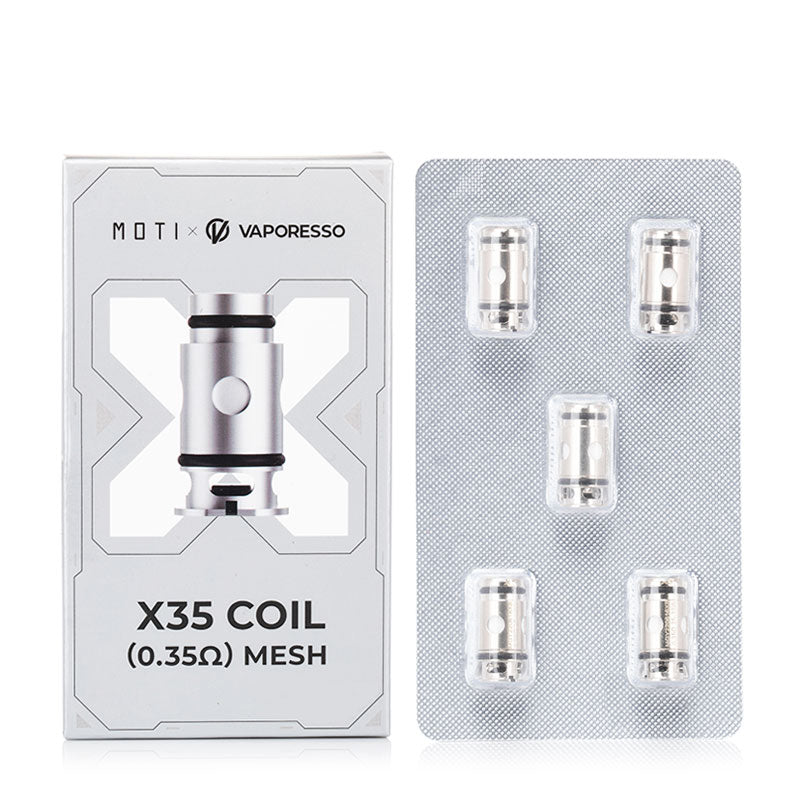 Vaporesso MOTI X & X Mini Replacement Coils 5-Pack - Compatible with Vaporesso MOTI X Pod System - Perfect for Vaping Enthusiasts & On-the-Go Use