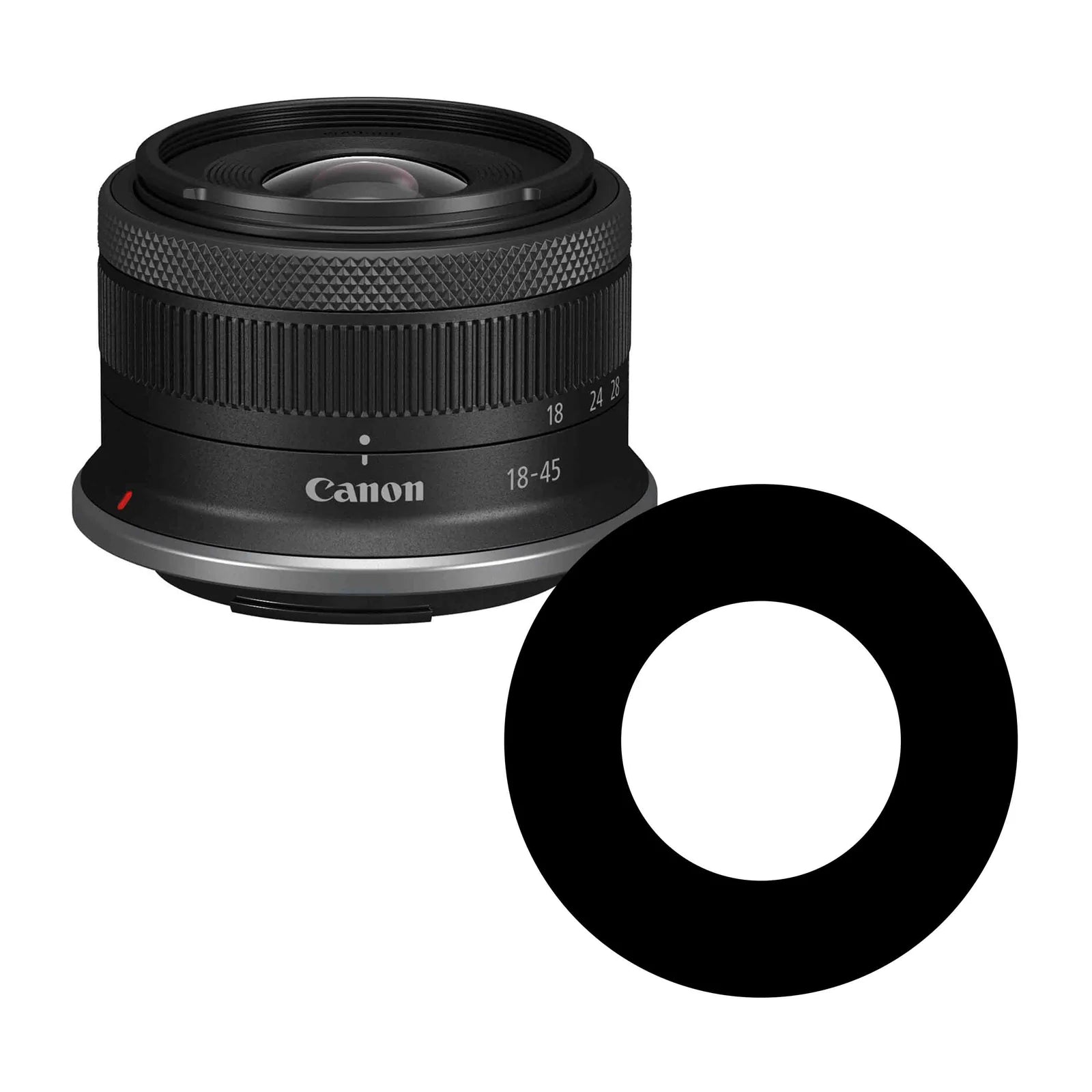 Canon RF-S 18-45mm f/4.5-6.3 IS STM Lens Anti-Reflection Ring - Reduce Glare & Improve Image Quality for Photography & Videography