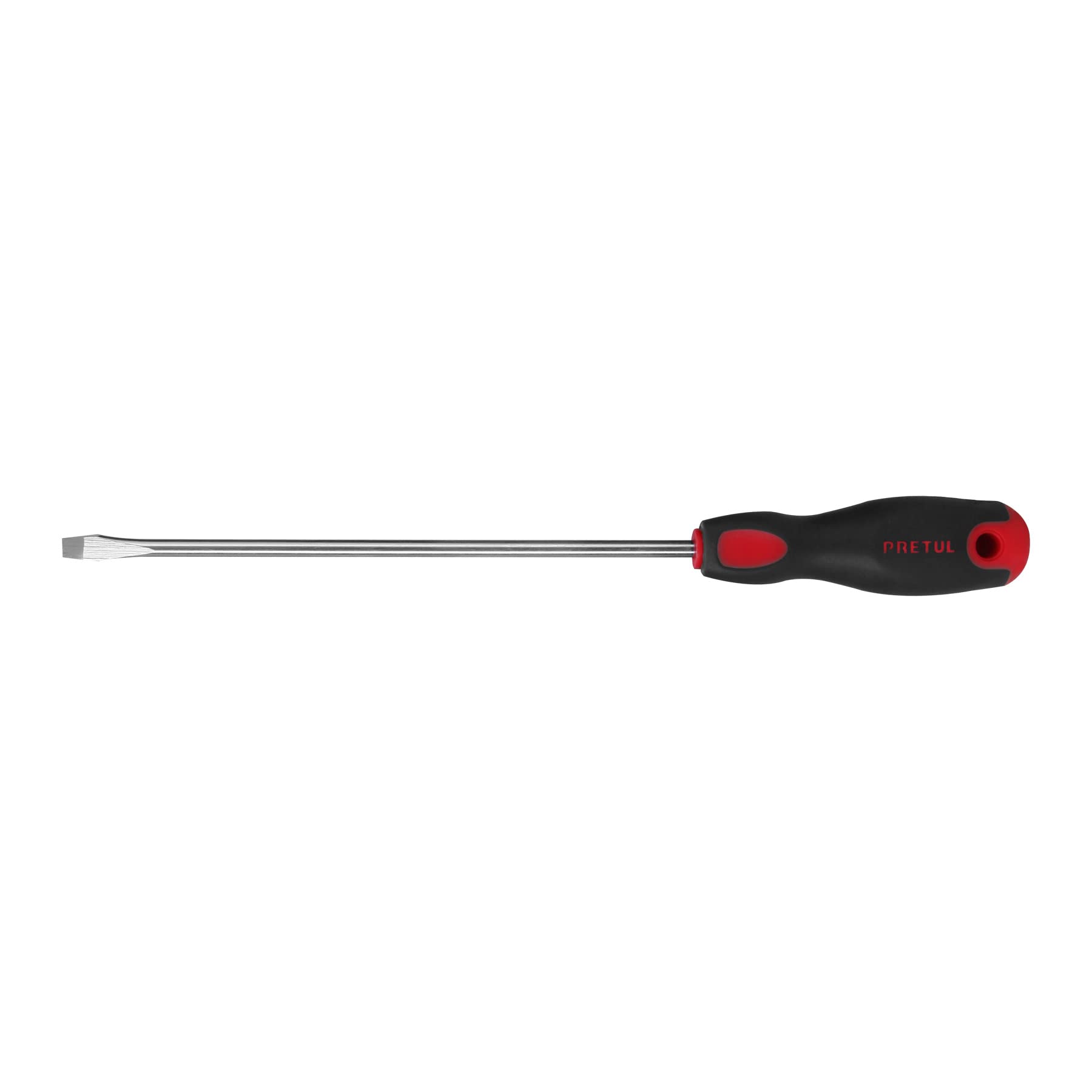 Pretul 1/4x8 Inch Flathead Screwdriver with Comfort Grip Handle - Perfect for Home Repairs, DIY Projects & Electrical Work