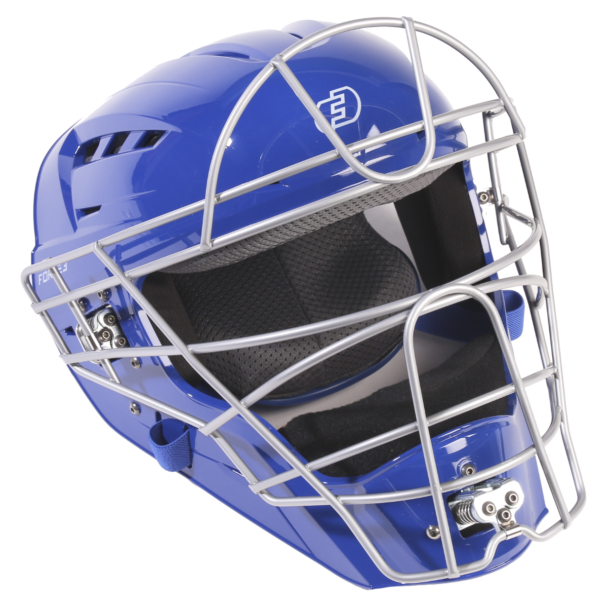 FORCE3 XS3® PRO Catchers Helmet - NOCSAE Certified Gloss Finish Baseball Catcher's Mask for Youth & Adult Players - Perfect for Games, Training & Safety Protection