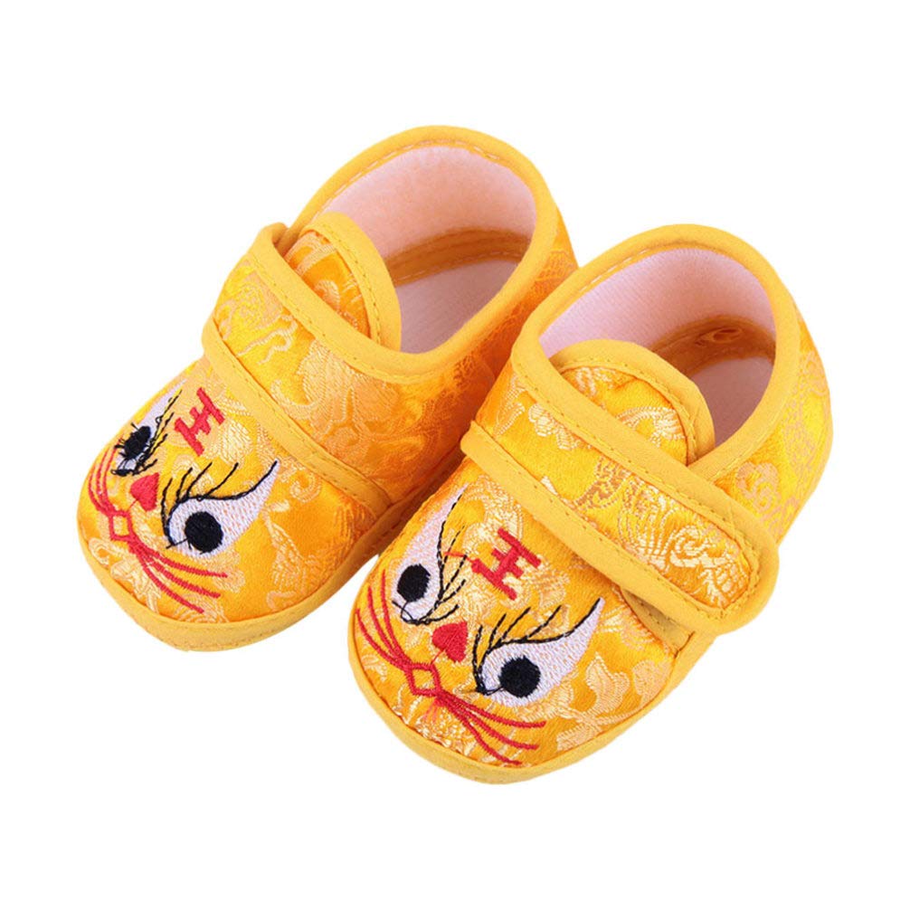 Holibanna Baby Tiger Shoes - Soft & Comfortable Infant Sneaker Slippers for Prewalkers | Warm, Breathable Baby Booties for Newborns & Toddlers | Perfect for Indoor Play, First Steps & Photo Shoots