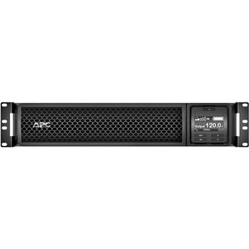 APC SRT1500RMXLA NC 1500VA Smart UPS Online - 2U Rackmount Uninterruptible Power Supply with LCD Display, 6x NEMA 5-15R Outlets, Network Card & Rail Kit | Ideal for Data Centers, Server Rooms & Network Equipment Protection